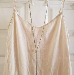 Silver sparkle necklace